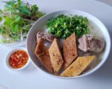 Hình bước làm 4 của món BÚN chả cá miền Trung