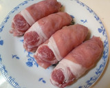A picture of step 6 of Pork Wraps with Umeboshi and Cabbage.