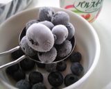 A picture of step 2 of Sugar Free Blueberry Sauce.
