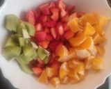 Foto del paso 1 de la receta: Macedonia (apta para diabéticos) 🍓🍊🥝🍐
