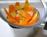 A picture of step 5 of Candied Iyokan Orange Peels.