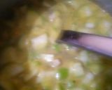 A picture of step 1 of Lauki chana dal.