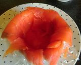 A picture of step 2 of Christmas Smoked Salmon Ramkins.