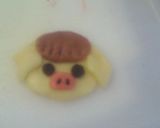 A picture of step 3 of Porco Rosso (Ghibli Character) Cookies.