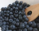 A picture of step 1 of Easy Blueberry Jam.