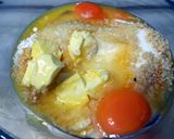 A picture of step 1 of Almond Rainbow Cake.