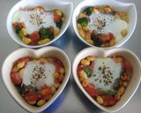 A picture of step 7 of Broccoli and Soy Bean Egg Cocotte.