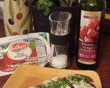 A picture of step 7 of Caprese salad.