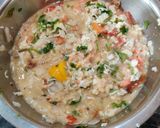 A picture of step 6 of Mediterranean Egg Bowl.