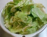 A picture of step 4 of Cabbage Only! Crunchy! Salted Cabbage.