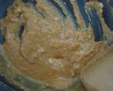 A picture of step 3 of Spicy Sake Lees Miso with Gochujang.