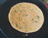 A picture of step 4 of Methi thepla.