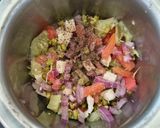 A picture of step 1 of Cucumber, Paneer & Sprouts Salad Boats – Summer Special Cold Protein Salad.