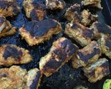 Une image de l'étape 6 de Travers de porc grillés marinade tomates et épices (et piments verts recette plancha).