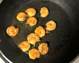 A picture of step 2 of Prawn Baingan Bharta (Mashed Eggplant cooked with Prawns).