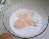 A picture of step 2 of Bejeweled Banana Bread with Natural Tea Leaven and Dried Fruits.