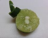 A picture of step 3 of A Decorative Way to Cut Sudachi Citrus Fruit.