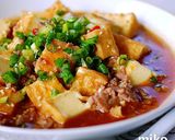 A picture of step 4 of Super Quick Japanese-Style Mapo Tofu with Atsuage.