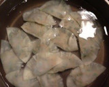 A picture of step 12 of Dim Sum-Style Alpine Leek Wonton Dumplings.