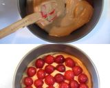 A picture of step 8 of Cherry and Chocolate No-Bake Cheesecake.
