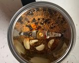 A picture of step 1 of Drumstick potato curry.