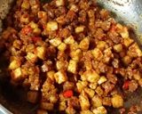 A picture of step 5 of Indonesian stir-fry chili 'tempe' and tofu ~ Lombok style 👍.