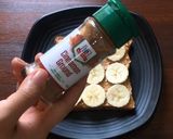 Hình bước làm 3 của món Toast chuối và bơ đậu phộng