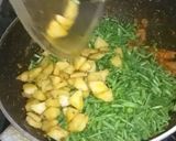 A picture of step 5 of Sangri Beans Aloo Ki Sabji.