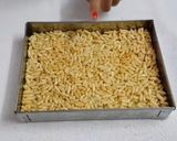A picture of step 3 of Mamara chikki.