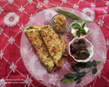 A picture of step 7 of Moringa Palak Thepla.