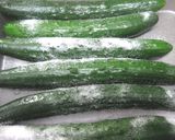 A picture of step 1 of Pickled "Kyu-chan" Cucumbers.