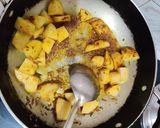 A picture of step 3 of Methi With Potato.