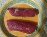 Foto del paso 5 de la receta: Flamenquín de bistec con jamón dulce y queso semicurado