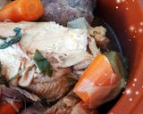Une image de l'étape 7 de Poule au pot et paleron de boeuf😋.