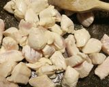 A picture of step 1 of Chicken and feta pastry parcels.