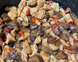 A picture of step 8 of Chinese-Style Chicken and Eggplant.