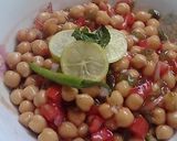 A picture of step 3 of Chick Pea Salad.