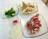 有心食譜：鮮菇金膀肉的食譜步驟1照片
