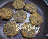 A picture of step 3 of Black Quinoa and Sweet Potato Cutlets.