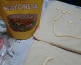 Foto del paso 7 de la receta: Simples creativos con 3 cremas para untar, base jamón