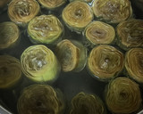 Foto del paso 1 de la receta: Tortilla de alcachofas hervidas ¡descubrimiento de hoy!