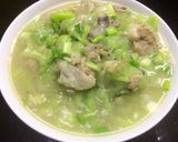 Hình bước làm 3 của món Canh mướp sườn heo