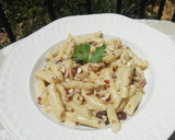 Foto del paso 9 de la receta: Macarrones con salsa de mascarpone y frutos secos