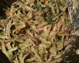 A picture of step 3 of Pasta for one.