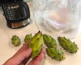 快炒牛肉火龍果花的食譜步驟2照片