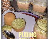 Foto langkah ke 6 dari resep Puding Cookies Susu Topping Lumut.