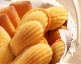 A picture of step 11 of Vanilla and Rum Madeleines.