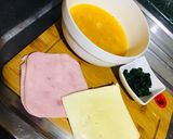 Foto del paso 1 de la receta: Espinaca a la francesa con jamón y queso (tortilla)