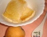 A picture of step 16 of Annin Dofu (Almond Flavored Jelly) with Loquat Kernels.