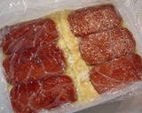 A picture of step 11 of Spam Musubi.